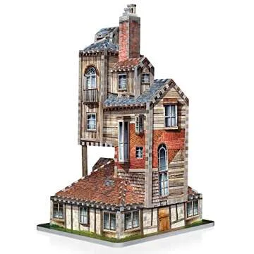 Wrebbit 3D - Harry Potter The Burrow Weasley Family Home 3D Jigsaw Puzzle - 415Piece (W3D-1011) 168 months to 1188 months