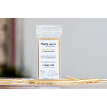 Honey Acres Raw Clover Honey Straws, 50 Count Pack