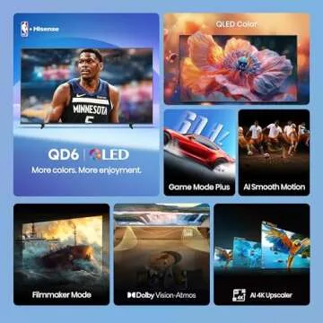 Hisense 55" QD6 Series QLED 4K UHD Smart Fire TV