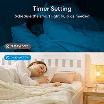 Smart WiFi LED Bulbs - Alexa & Google Home Compatible