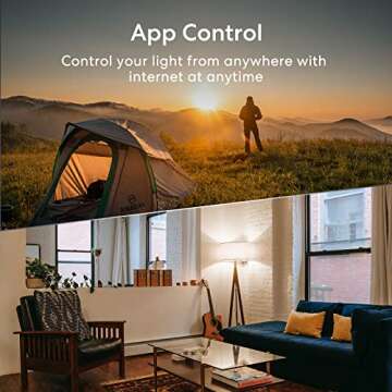 Smart WiFi LED Bulbs - Alexa & Google Home Compatible