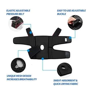 DOUFURT Knee Brace for Pain Relief & Injury Support