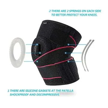 DOUFURT Knee Brace for Pain Relief & Injury Support