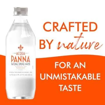 Acqua Panna Natural Spring Water, 16.9 Fl. Oz. Plastic Bottles, Pack of 24