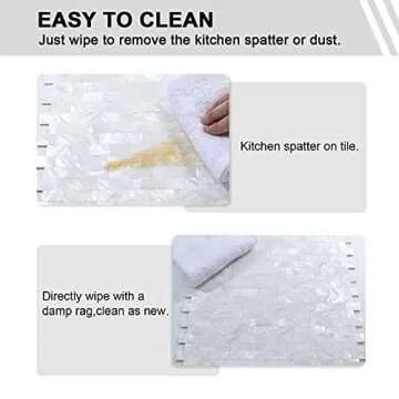 Reovatile Mother of Pearl Backsplash - Stylish & Easy Upgrade