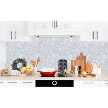 Reovatile Mother of Pearl Backsplash - Stylish & Easy Upgrade