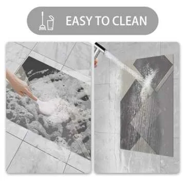 LYGLIGH Ultra Thin Non Slip Door Mat for Every Entrance