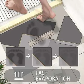 LYGLIGH Ultra Thin Non Slip Door Mat for Every Entrance