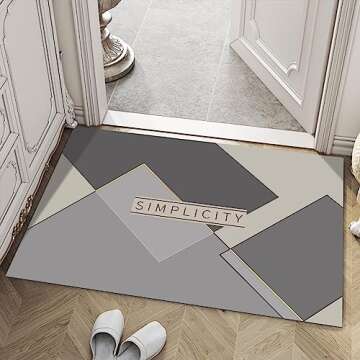 LYGLIGH Ultra Thin Non Slip Door Mat for Every Entrance