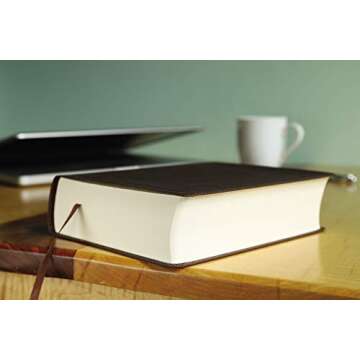 NIV, Journal the Word Bible, Large Print, Leathersoft, Brown: Reflect, Journal, or Create Art Next to Your Favorite Verses