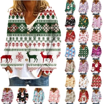 Delightful Ugly Christmas Sweaters for Women - Holiday Cheer! Fun Gift Ideas!
