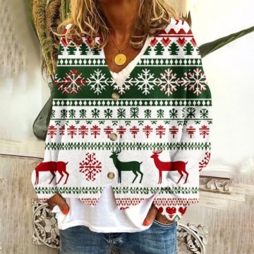 Vibrant Ugly Christmas Sweaters for Women Stylish Gift