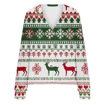 Vibrant Ugly Christmas Sweaters for Women Stylish Gift