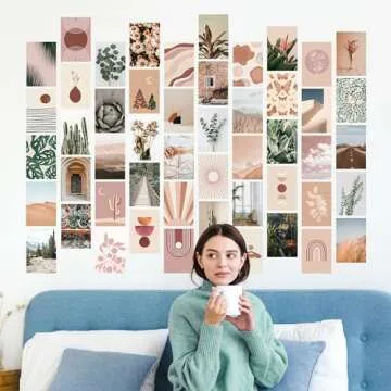 Artivo Boho Wall Collage Kit for Trendy Room Decor