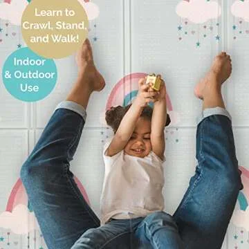 JumpOff Jo Baby Play Mat - Waterproof Double-Sided Design