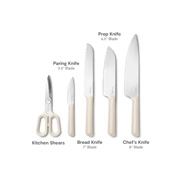 Caraway 5 Piece Knife Set for Stylish Cuisine