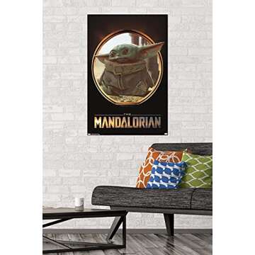 Trends International Star Wars: The Mandalorian - The Child Wall Poster - Unframed, 22.375" x 34"