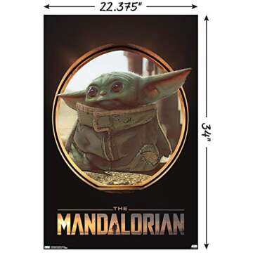 Star Wars: The Mandalorian - The Child Wall Poster, 22.375" x 34"