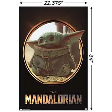 Star Wars: The Mandalorian - The Child Wall Poster, 22.375" x 34"