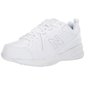 New Balance Men's 608 V5 Casual Comfort Cross Trainers - White/White, Size 9.5