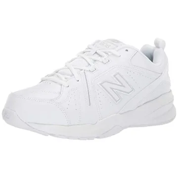New Balance Men's 608 V5 Casual Comfort Cross Trainers - White/White, Size 9.5