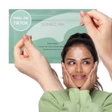 Dermaclara Silicone Forehead Wrinkle Patch - Silicone Fusion Treatment Forehead Patches for Wrinkles...