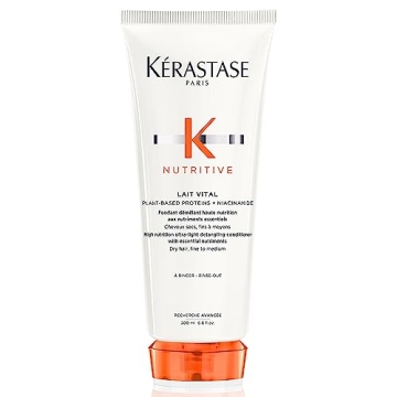 KERASTASE Nutritive Lait Vital Hydrating Conditioner | Adds Moisture, Shine, and Nourishment | Smoot...