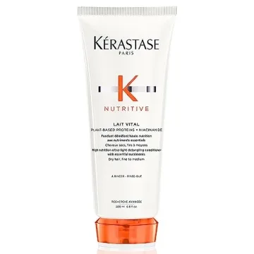 KERASTASE Nutritive Lait Vital Hydrating Conditioner | Adds Moisture, Shine, and Nourishment | Smoot...