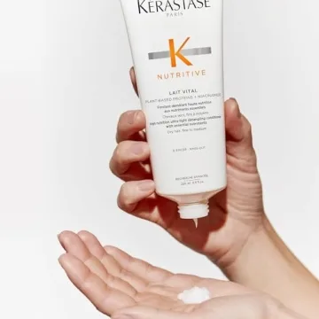 KERASTASE Nutritive Lait Vital Hydrating Conditioner | Adds Moisture, Shine, and Nourishment | Smoothing and Softening | With Plant-Based Proteins & Niacinamide | For Fine to Medium Dry Hair
