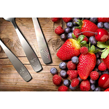 Stainless Steel Kids Silverware Set - Safe Child Cutlery