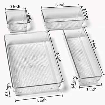 HomeDeconizer 7-Piece Multi-Purpose Storage Organizer Set