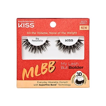 KISS My Lash But Better 3D Volume False Eyelashes - Luxurious Natural Look with Comfort and Volume