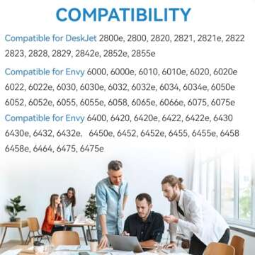 High Yield 67XL Ink Cartridges for HP Printers