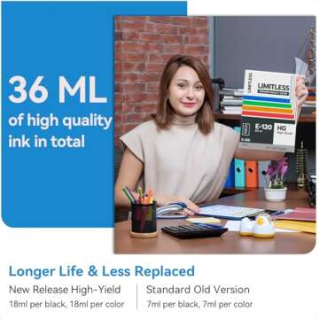 High Yield 67XL Ink Cartridges for HP Printers