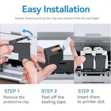 High Yield 67XL Ink Cartridges for HP Printers