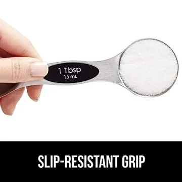 8 Piece Magnetic Stainless Steel Measuring Spoon Set