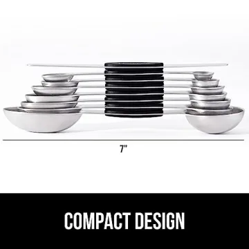 8 Piece Magnetic Stainless Steel Measuring Spoon Set