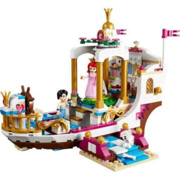 LEGO Disney Princess Ariel’s Royal Celebration Boat 41153 Children's Toy Construction Set (380 Pie...