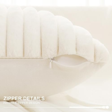 Luxurious Pallene Faux Fur Pillow Covers Set of 2