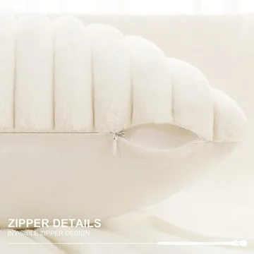 Luxurious Pallene Faux Fur Pillow Covers Set of 2