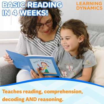 LEARNING DYNAMICS 4 Weeks to Read | Reading Program for 4 to 7 Years Old | Build Confidence with The...