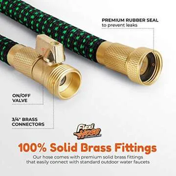 Flexi Hose 75 ft Expandable Garden Hose with 8 Nozzle