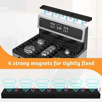 Magnetic Silicone Stove Top Shelf for Kitchen Organization