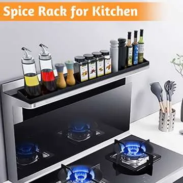 Magnetic Silicone Stove Top Shelf for Kitchen Organization