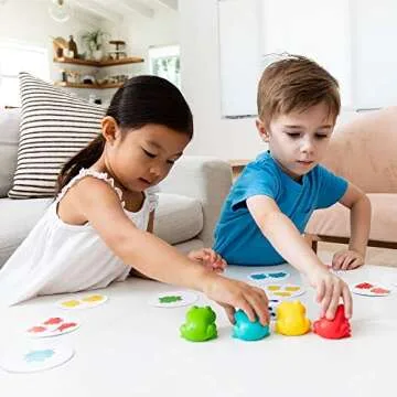 Educational Insights 1-2-3 Froggies Counting & Color Matching Game for Preschoolers and Toddler, For...