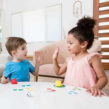 Educational Insights 1-2-3 Froggies Counting & Color Matching Game for Preschoolers and Toddler, For 2-4 Players, Fun Family Board Game for Kids Ages 3+