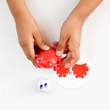 Educational Insights 1-2-3 Froggies Counting & Color Matching Game for Preschoolers and Toddler, For 2-4 Players, Fun Family Board Game for Kids Ages 3+