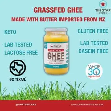 Gourmet Grassfed Ghee: High Temp Cooking & Baking Essential