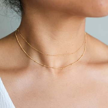 Elegant Gold Choker Necklace for Dainty Style Lovers