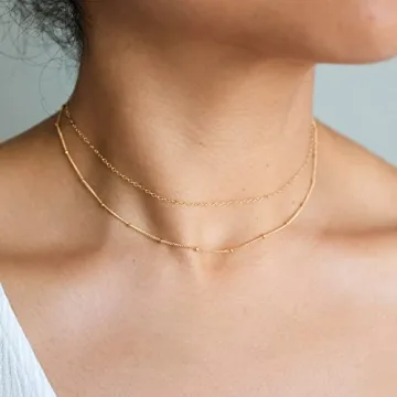 Elegant Gold Choker Necklace for Dainty Style Lovers